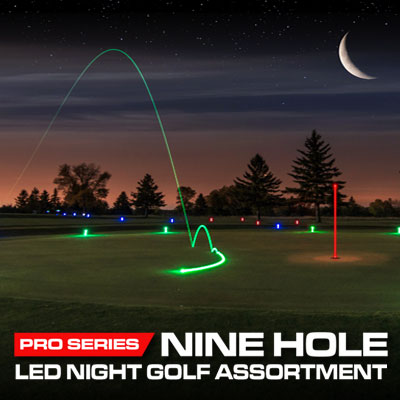 Night Golf Assortment // 48 LED Balls + 432 LED Markers 